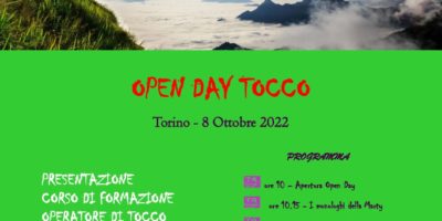 OPEN DAY  TOCCO ARMONICO®, il massaggio lento.   8 OTTOBRE 2022